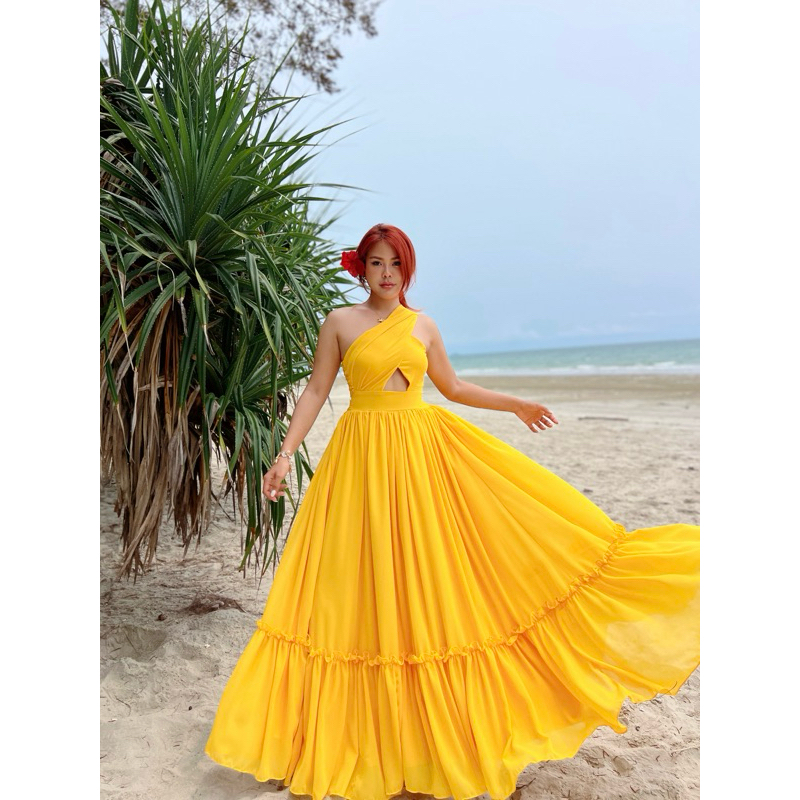 THE EYRIE MAXI  DRESS 890-. ส่งฟรี