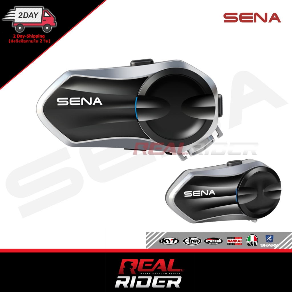 SENA E30 MESH INTERCOM 3.0 หูฟังบลูทูธติดหมวกกันน็อค ประกันศูนย์ sena thailand 2 ปี
