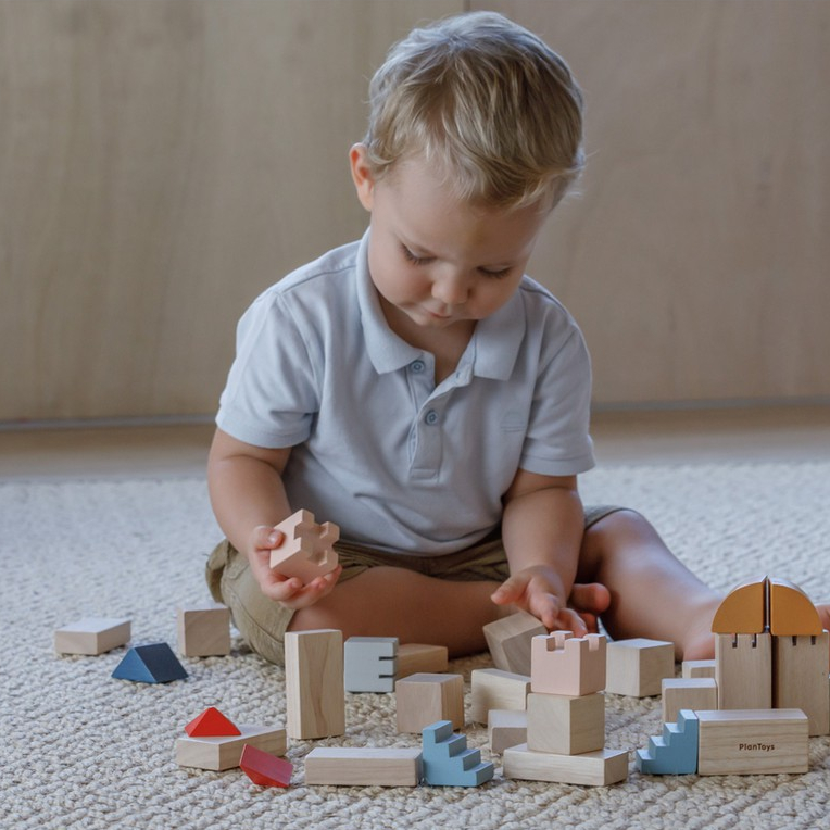PlanToys ของเล่นไม้ 5542 Creative Blocks - Orchard ขุดบล็อก - สีออร์ชาร์ด เสริมพัฒนาการ สำหรับเด็กอายุ 18 เดือน ขึ้นไป รูปที่ 5