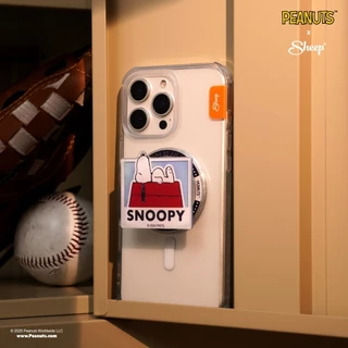 [Griptok MS PEANUTS] PEANUTS x Sheep: Snoopy Collection ที่ติดหลังโทรศัพท์ แบบแม่เหล็ก กริ๊บต็อกสนูปปี้ Peanuts