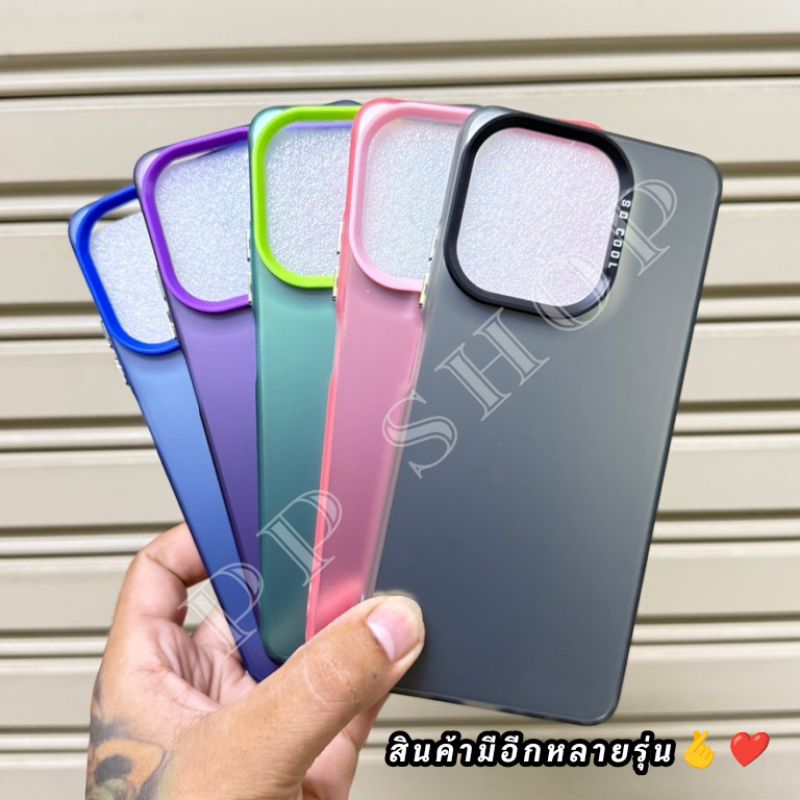 เคสสำหรับ OPPO A58(5G)/A58(4G)/A18/RENO 11F/RENO 11(5G(So cool กันกระแทกสีพื้นแบบเงา เปิดกล้องกันปุ่