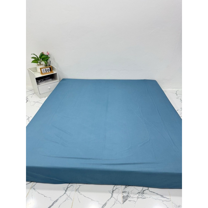 ผ้าปูที่นอน สีพื้น (ผ้าปูอย่างเดียว) มีให้เลือกหลายสีหลายขนาด