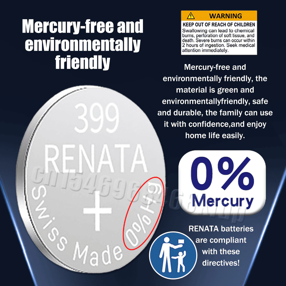 ถ่านนาฬิกา RENATA 399 / SR927W 1.55V thumbnail 6