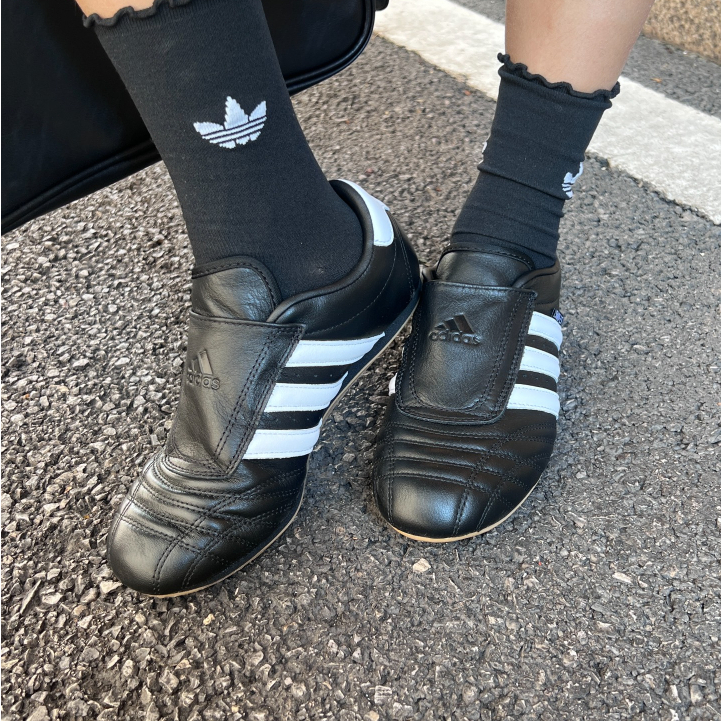 ยูนิเซ็กส์ ADIDAS ORIGINALS TAEKWONDO แฟชั่นและอเนกประสงค์ ลำลอง ไม่ลื่นและทนทานต่อการสึกหรอ ทรงเตี้ย รองเท้าฝึกซ้อม