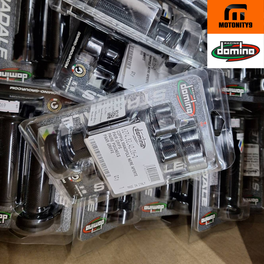 ปลอกแฮนด์ DOMINO รุ่น 6274 สีดำ ของแท้!!  เหนียวนุ่มหนึบ ติดมือ ไม่ลื่น