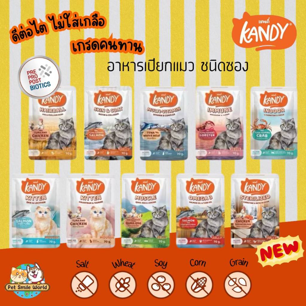 อาหารเปียกแมว Kandy แคนดี้