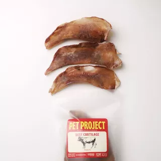 Pet Project กระดูกอ่อนวัว Beef Cartilage ขนมแทะสุนัข ธรรมชาติ 100%