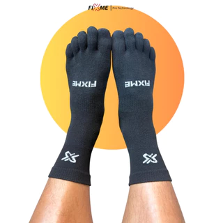 (ผ้าตัวใหม่) ถุงเท้าวิ่ง แยกนิ้ว รุ่น Dry แห้งกว่า ระบายกว่า FIXME sock