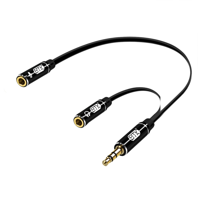 [-ประกันศูนย์ไทย-] ERTK Gaming Headphone Adapter สายแปลงหูฟังไมค์ ให้ใช้กับคอมพิวเตอร์ / มือถือ