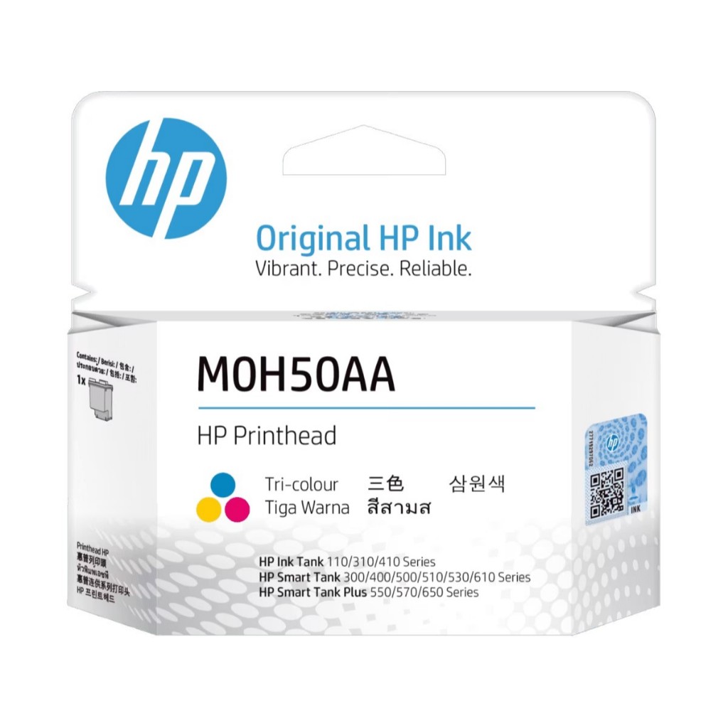หัวพิมพ์สี HP M0H50A Tri Color สำหรับ Ink Tank 310,315,410,415,Smaet Tank 500/510/530/610,Smart Tank