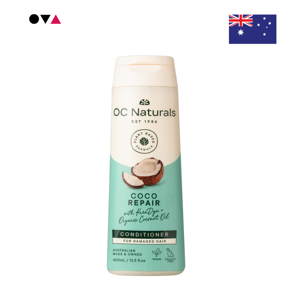 OC Naturals Coco Repair Conditioner 400ml ครีมนวดผม ฟื้นฟูผมเสียและผมแห้ง นำเข้าจากออสเตรเลีย