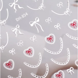 K2.สติ๊กเกอร์โบว์ งานสวย ๆ แบรนด์ Nail Decal พร้อมส่งทุกวันจากไทย