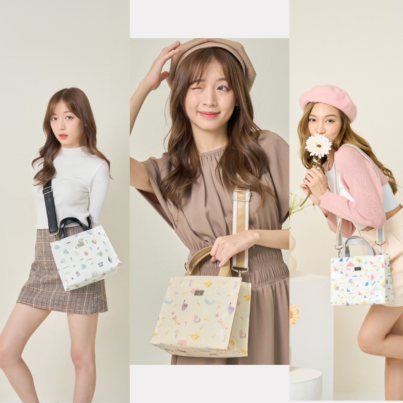 กระเป๋าCrossbodyKEPT รุ่น Chubby hopping มีซิป มีสายยาวปรับสายได้ ใส่ipad miniใส่กระเป๋าเงินใบยาวได้ ใส่มือถือได้ทุกรุ่น