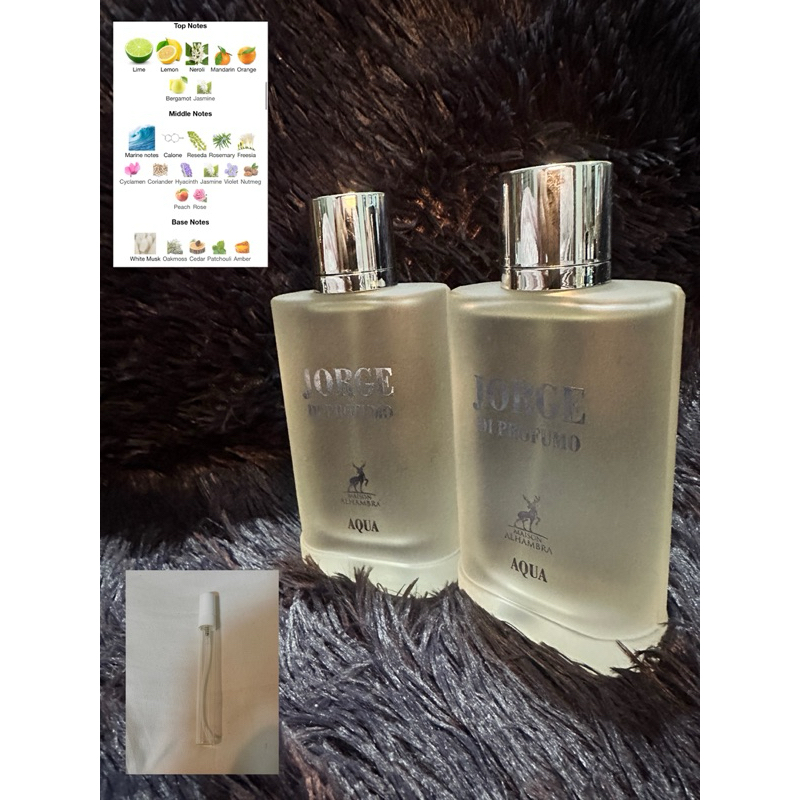 Jorge di Profumo Aqua Maison Alhambra for menแบบแบ่ง10มล