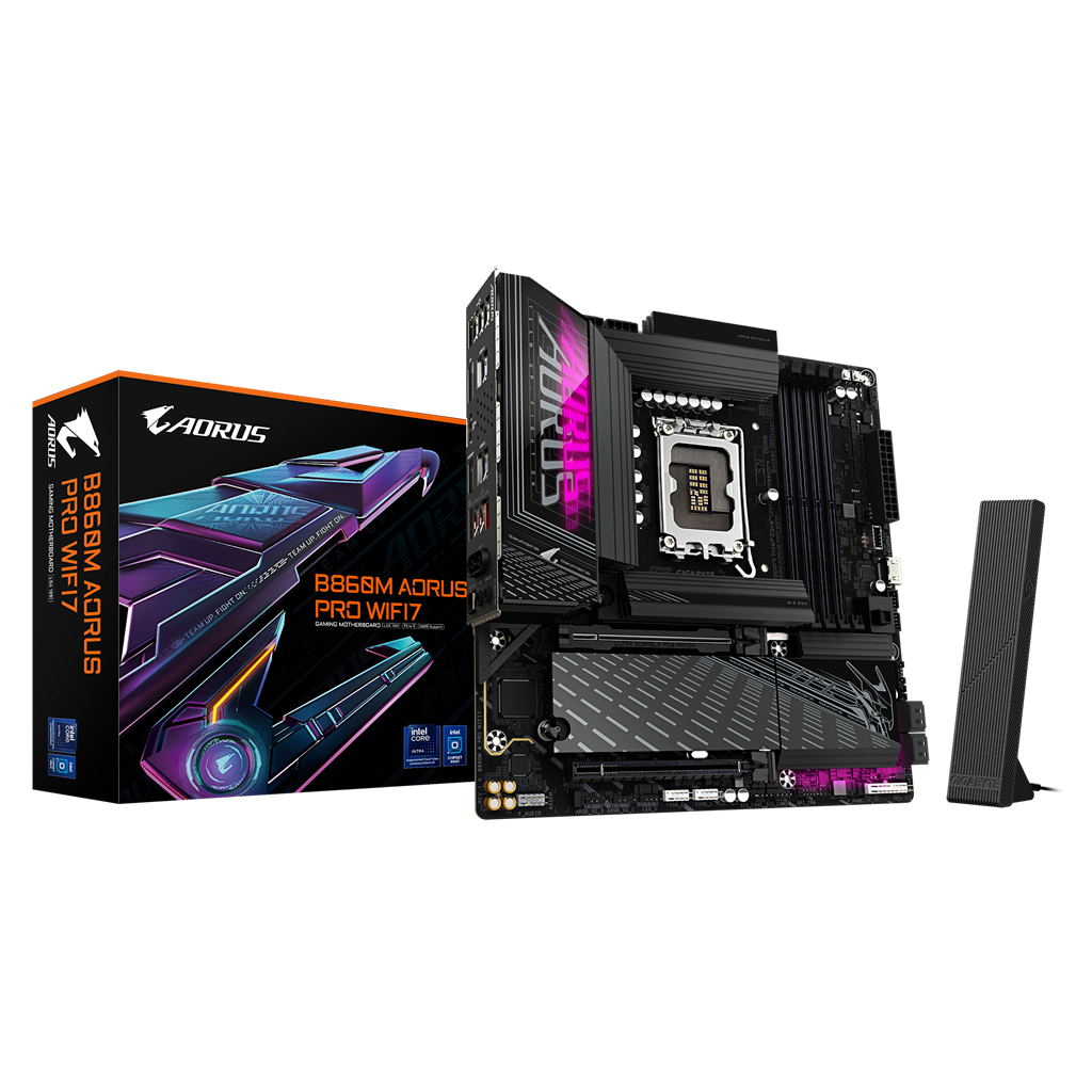 MAINBOARD GIGABYTE B860M AORUS PRO WIFI7