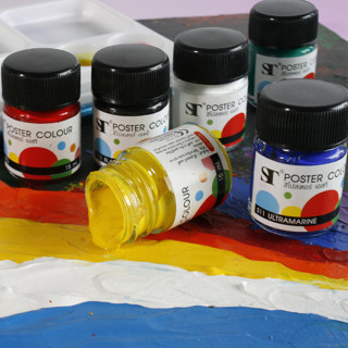 ST POSTER COLOUR สีโปสเตอร์ 15ml 30ml