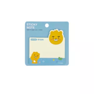 🥐ลิขสิทธิ์แท้🥐 KAKAO FRIENDS กระดาษโน้ตมีกาวในตัว สามารถนำมาใช้ใหม่ได้ ลาย Ryan Aprach Muzi KK811
