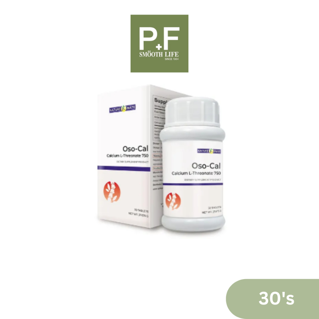 NATUREMATE OSO-CAL CALCIUM L-THREONATE 30 เม็ด