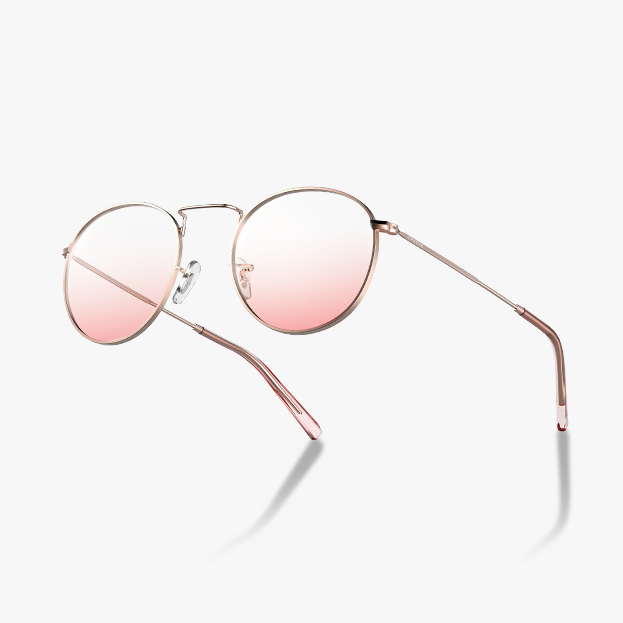 OPHTUS รุ่น HOVER 2.0 สี ROSE-GOLD เลนส์ RetinaX Blush แว่นกรองแสงสำหรับเกมเมอร์