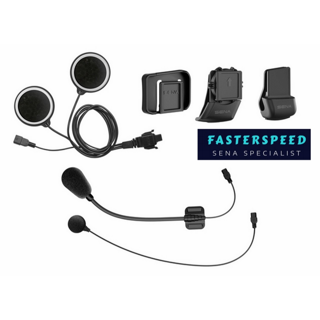 ชุดขา clamp kit sena สำหรับรุ่น 10c 10pro 10cevo รุ่นมีกล้อง 10c evo บลูทูธ สำหรับหมวกหลายใบ