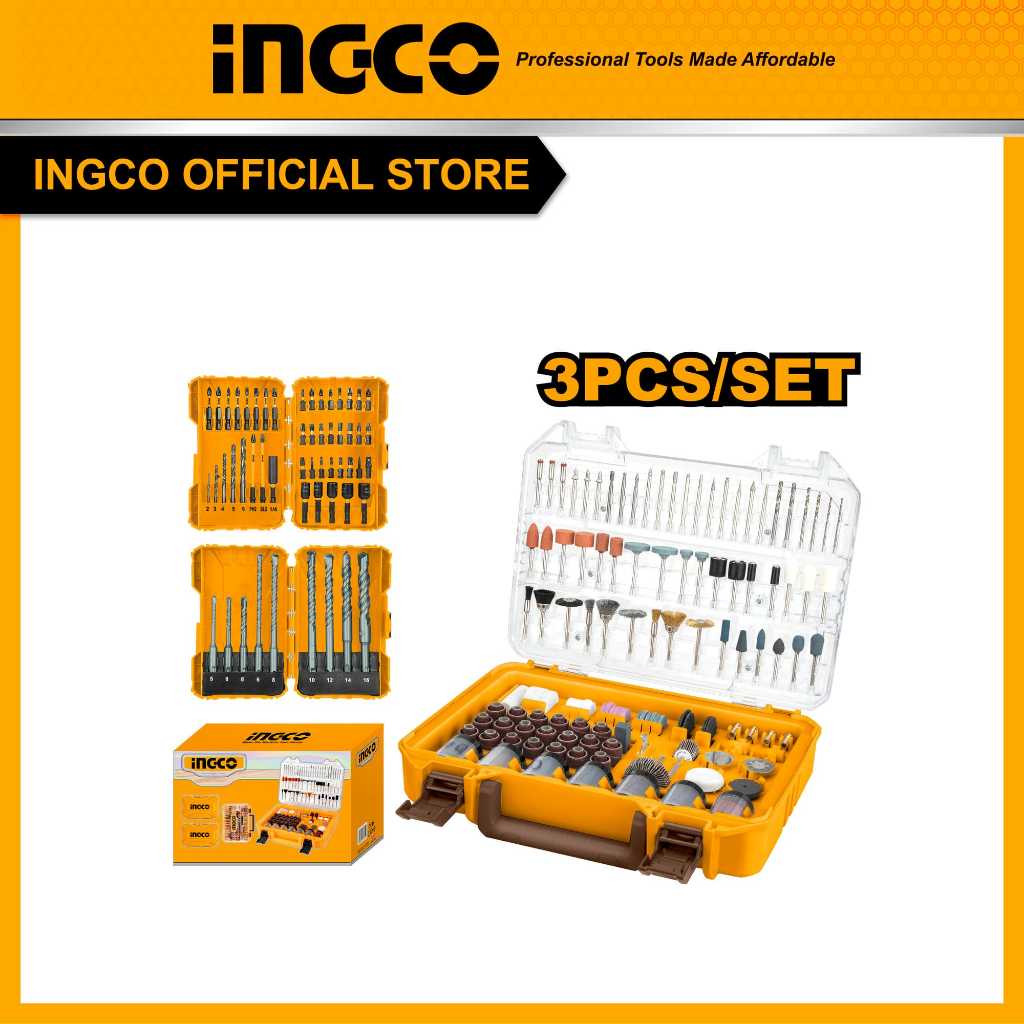 INGCO COMBO SET ชุดอุปกรณ์เสริมหินเจียรไน COS230331