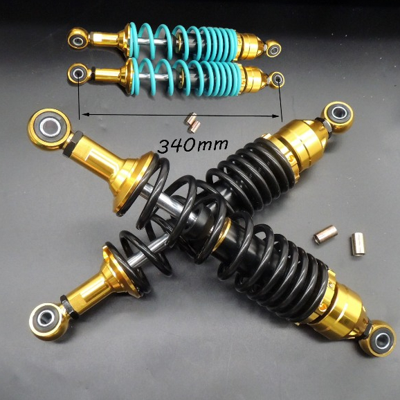 โช๊คหลัง แบรนด์แท้สำหรับ โช๊คหลังแต่งคู่  Wave125/Wave110- i, Dream, Sonic ขนาด 340mm. ทุกรุ่น/1คู่ (มีให้เลือก5สี)