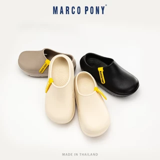 Marco Pony รองเท้าแตะ รองเท้าคัทชู ทรงมินิมอล กันน้ำกันลื่น แฟชั่นผู้หญิง EVA น้ำหนักเบา พื้นหนา 4 CM. รุ่น MH9027