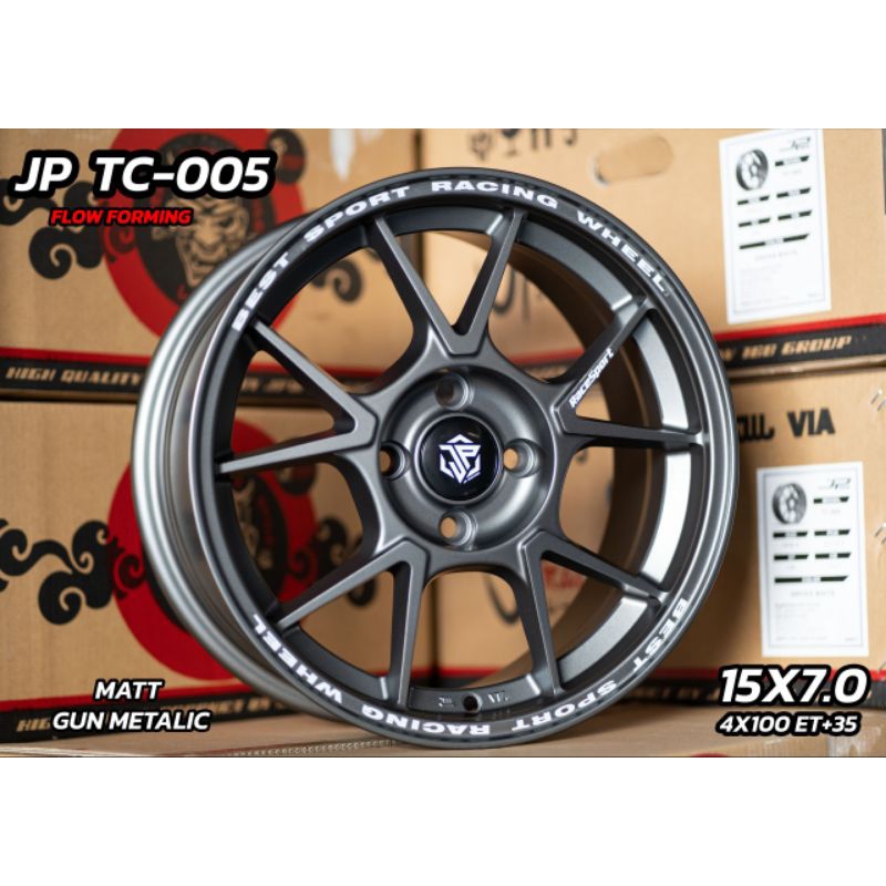 ล้อเบา JP TC-005 15x7 ET+35 PCD 4รู100 (BY JP)