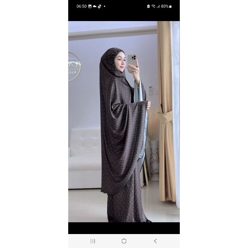 ชุดละหมาด รุ่น Ai-reen เนื้อผ้า Satin Silk
