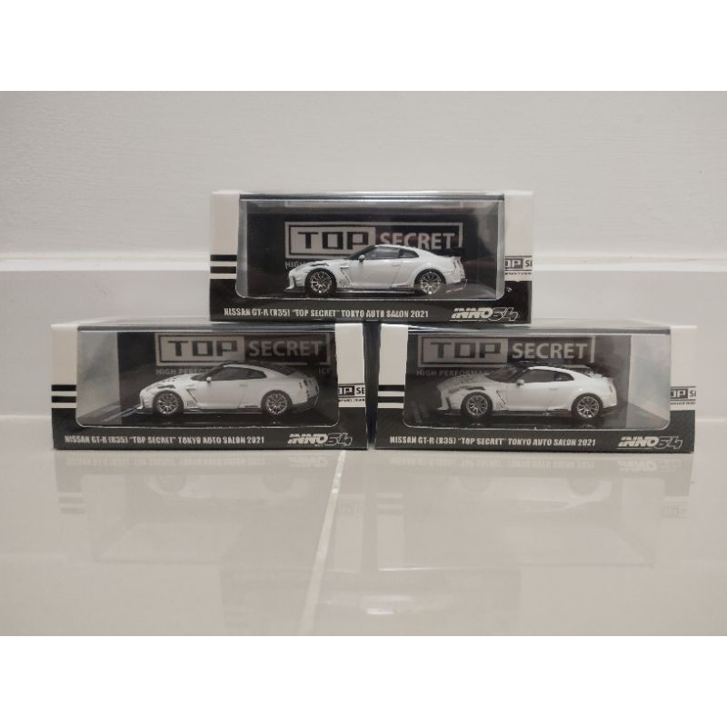 โมเดลรถ Skyline R35 GTR Top Secret INNO64