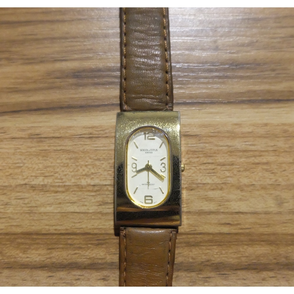 นาฬิกา Solvil et Titus Tank Watch Size 20mm สีทอง