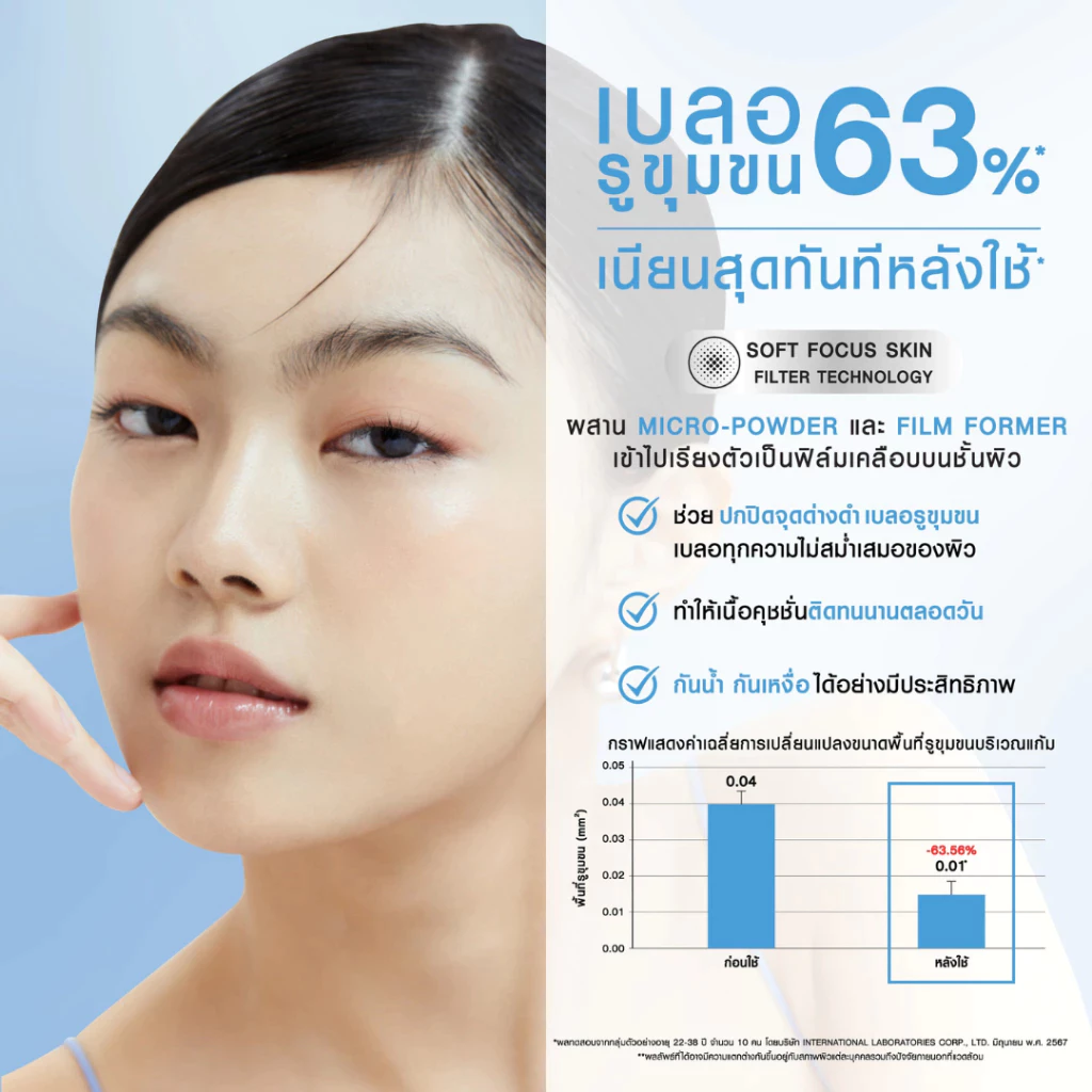 Mizumi Filter Effect Airy Skincare Cushion SPF50+ PA++++ มิซึมิ แอร์รี่ สกินแคร์ คุชชั่น (แบบซอง 4 กรัม) thumbnail 8