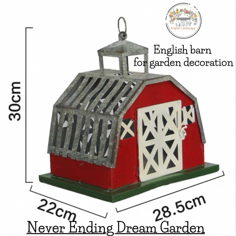 English barn for garden decoration โรงนาอังกฤษสำหรับตกแต่งสวน