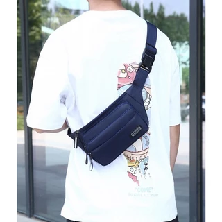 (B-1586)🔥กระเป๋าคาดอกสําหรับสตรี สไตส์นี้เท่มาก แฟชั่นมาใหม่ งานดี มีซิป แฟชั่นฤดูใบไม้ผลิ ฮิตมากตอนนี้ เรียบง่าย 4สี