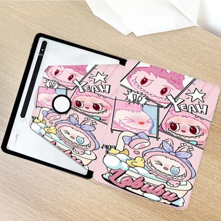 เคสฝาพับ สําหรับ Samsung Galaxy Tab S6 lite A8 S7/s8+ S9FE S9+ A9 A9+ A7lite เคสลายการ์ตูนน่ารัก มีช่องใส่ปากกา S10+