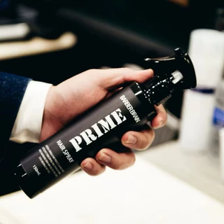 #Barber Brain #Prime Hair Spray 3IN1 สเปรย์น้ำนมกันความร้อนเงางาม เพิ่มวอลลุ่ม,ยกโคนผม150 ml.BB-516