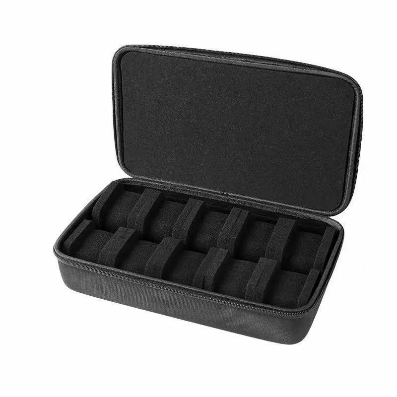 Eva กระเป๋าใส่นาฬิกาพกพา 10 เรือน ดีไซน์เรียบหรู พร้อมซิปปิด กล่องนาฬิกา Watch Box