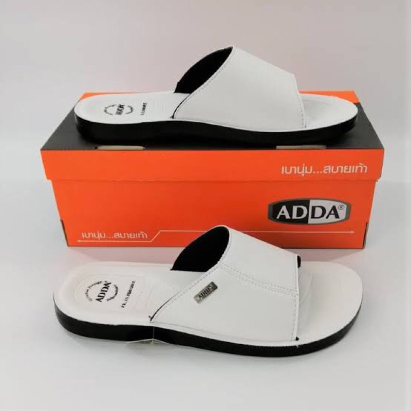 รองเท้าแตะผู้ชาย ADDA 7Q04-M2 สีขาว แอดด้า