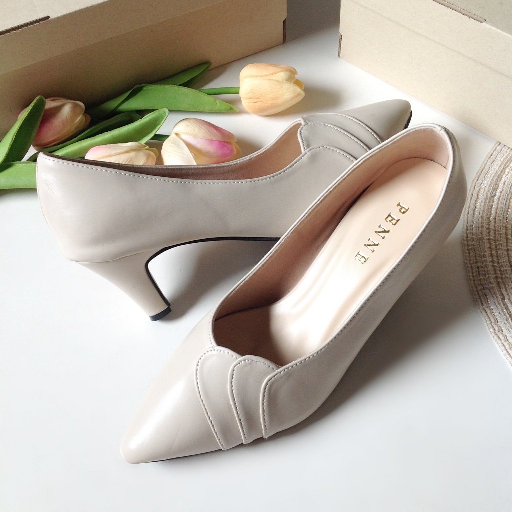 รองเท้าคัชชูใส่ทำงาน รองเท้าส้นสูง งานกล่อง PENNE รหัส TM7029