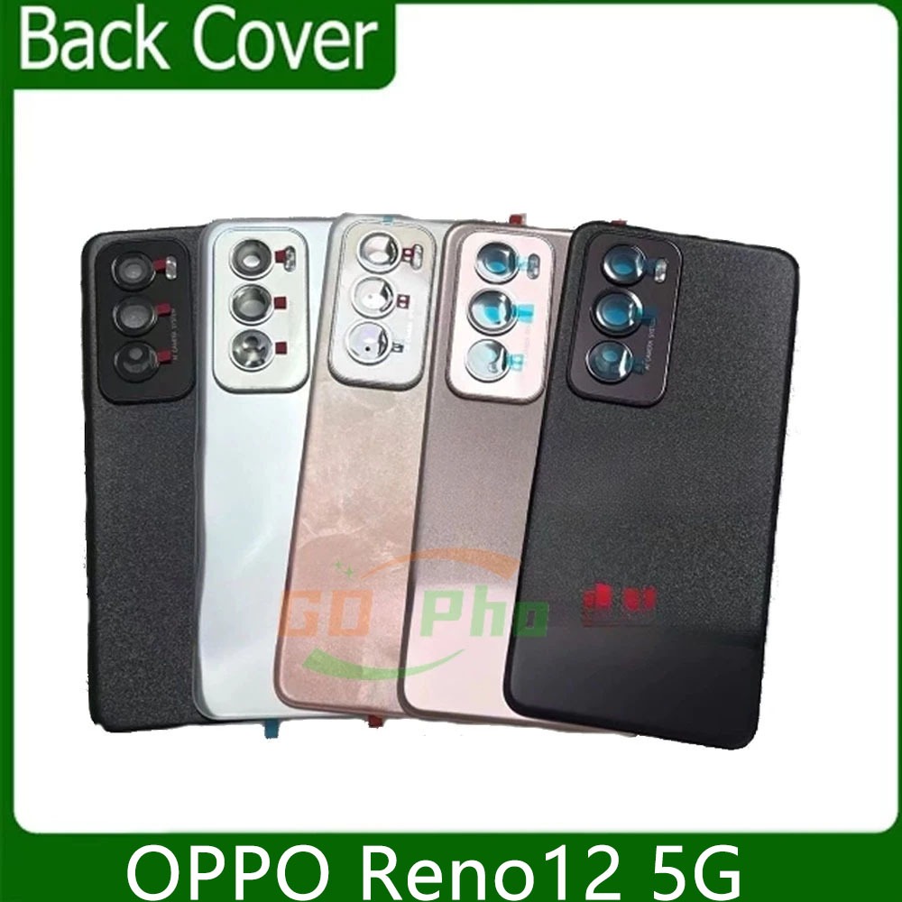 ฝาหลัง oppo Reno12 5G กระจกหลัง Battery Back Cover for oppo Reno12 5Gฝาหลังพร้อมกระจกเลนส์กล้อง