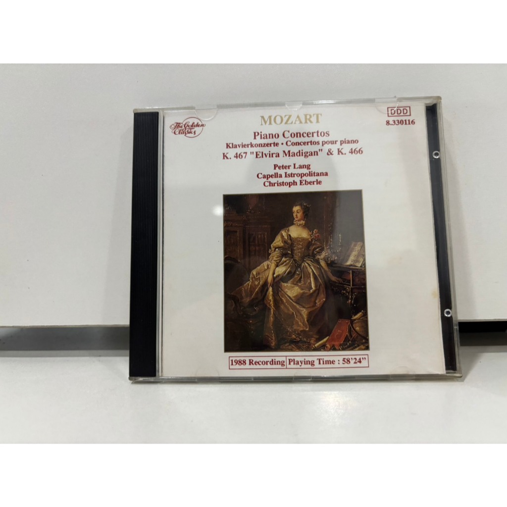 1 CD MUSIC  ซีดีเพลงสากล  MOZART: Piano Concertos K. 467 and K. 466      (C14C52)