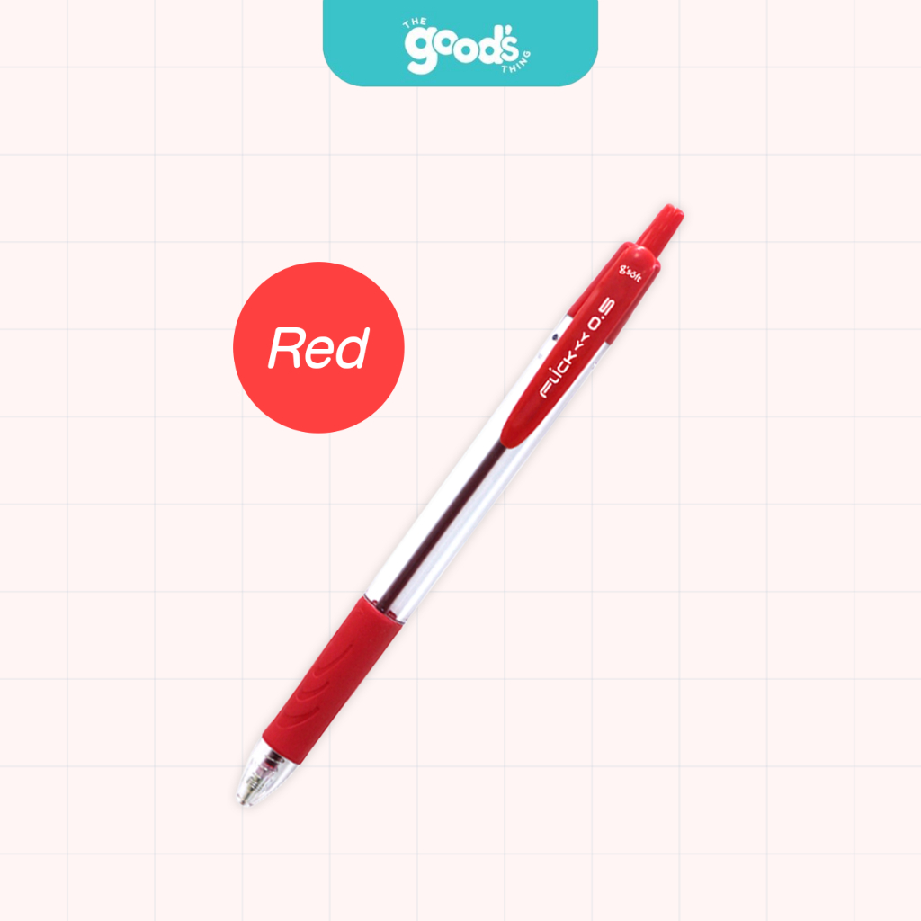 ปากกา G’soft Flick  ปากกาลูกลื่นเจล จีซอฟท์ ขนาดเส้น 0.5mm (จำนวน1ด้าม) ราคา ถูกที่สุด ดีลบีเคเค แกลเลอรีภาพที่ 6