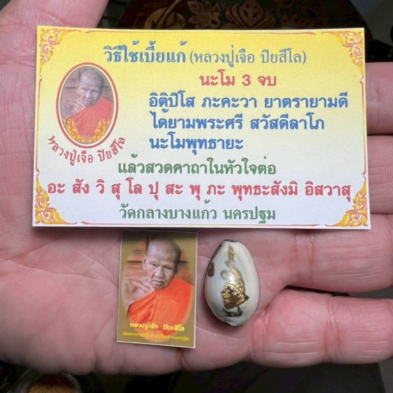 เบี้ยจั่นให้ลาภหลวงปู่เจือ วัดกลางบางแก้ว