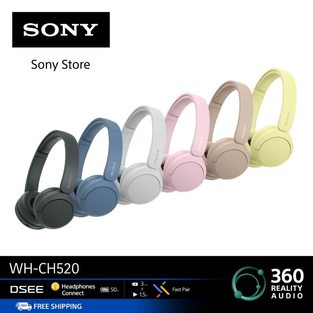 Sony WH-CH520 หูฟังไร้สาย on-ear โซนี่