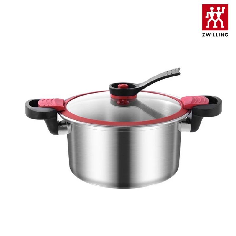 Zwilling 24cm stainless steel multifunctional micro-pressure pot household cooking stew pot inductio