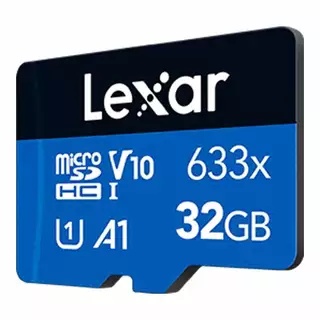 32 GB MICRO SD CARD (ไมโครเอสดีการ์ด) LEXAR HIGH-PERFORMANCE 633X BLUE SERIES (LMS0633032G)
