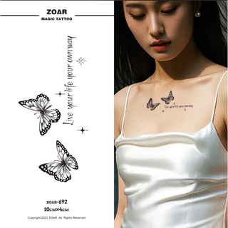 COD🔥 ⚡ส่งจากไทย⚡ แทททู ZOAR🚛L05 Magic tattooสติ๊กเกอร์รอยสัก น่ารัก การ์ตูน กันน้ำ รอยสัก ลายสัก 15 วัน สีดำ