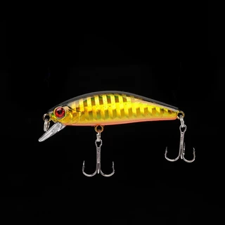 เหยื่อตกปลา 5.5 เซนติเมตร เหยื่อปลอม พลาสติกเหยื่อ เหยื่อตกปลาโลหะ Sinking Minnow 3D เหยื่อ