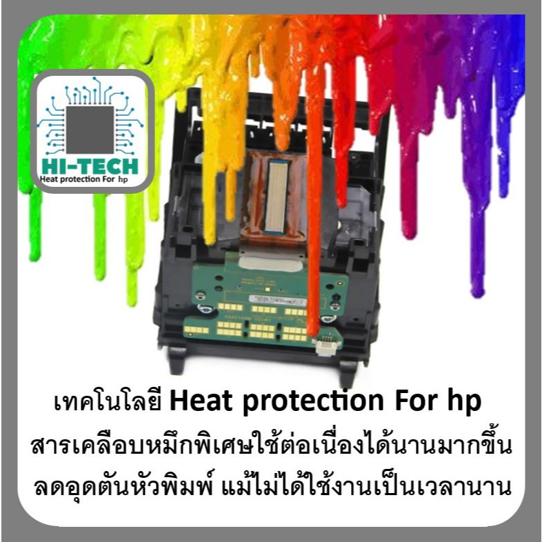 หมึกเติม For hp 500ml ประกันศูนย์ผู้จำหน่าย แถมอุปกรณ์เติม เครื่องปริ้น printer เอชพี ได้ทุกรุ่น
