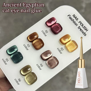 XEIJAYI สีทาเล็บเจล UV LED แคทอาย โทนน้ำตาลสีเงาสวย ตรงปก ติดทนนาน สินค้าคุณภาพเกินราคา ขนาด 10 ml.💄พร้อมส่งในไทย💄